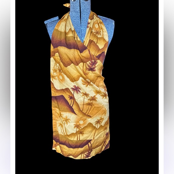 Dresses & Skirts - Vintage Pomare wrap sarong mini dress